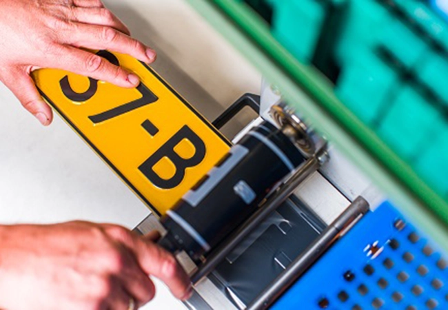 kentekenplaten maken
